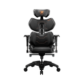 Cougar Gaming Chair Fully Customizable Design, Hyper-Dura leatherette, PAFRP - Black