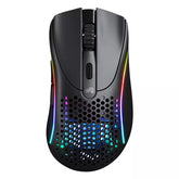 Gaming mouse with RGB lighting on a white background