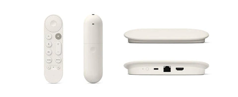 Google TV Streamer 4K HDR with 32GB Storage, Dolby Vision, Smart Home Control & Voice Remote - Porcelain