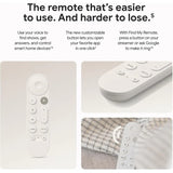 Google TV Streamer 4K HDR with 32GB Storage, Dolby Vision, Smart Home Control & Voice Remote - Porcelain