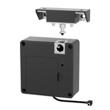 Gopeta Y100C, Smart Card Cabinet Lock for Wooden Drawers and Cabinets, Hidden Card Access – Black