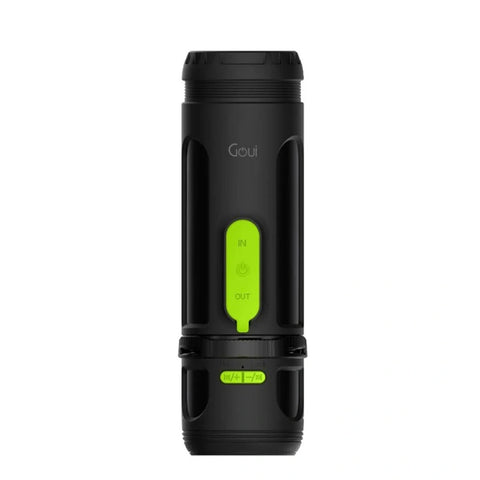 Goui Camp 4000 mAh Power Bank With Camp Light and Speaker - Black