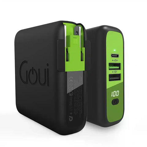 Goui Chargeur Sans Fil +Powerbank Mbala – 8000 mAh Qi + Chargeur mural