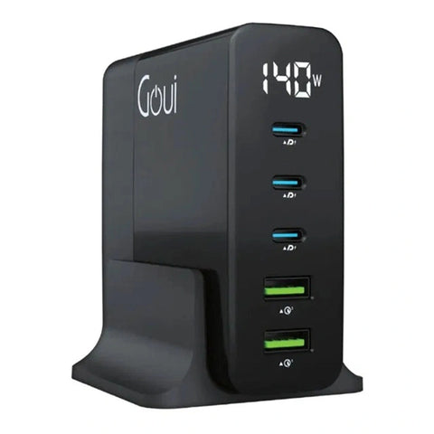 Goui GAN 140 Desktop Charger 5 Ports 140 W - Black