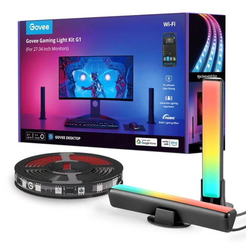 Govee PC Monitor Back Light & Light Bar 27-34 inches (sync by PC Software) Support Matter - H6608