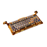 GravaStar Mercury K1 Pro 75% Wireless Mechanical Gaming Special Edition Keyboard - Battle Worn Yellow