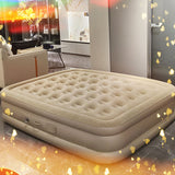 Double Inflatable Air Mattress with Electric Pump, Air Coil Support & 300 kg Capacity – 198 × 150 cm