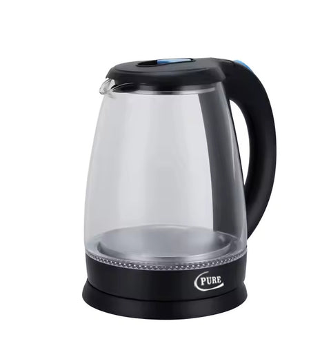 PURE Borosilicate Glass Electric Kettle with Auto Shut-Off – 1.8 L, 1500 W