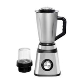 PURE 2-in-1 Stainless Steel Blender with Grinder Attachment – 1 L, 400 W