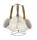 OSFE Granite Cookware Set 23 PCS - White