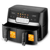 RAF 9L Dual-Basket Smart Air Fryer with 360° Air Circulation Technology - 1700W