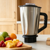 PURE 2-in-1 Stainless Steel Blender with Grinder Attachment – 1 L, 400 W