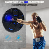 Black Bull Music Boxing Machine, Rechargeable Boxing Equipment, Home Smart Boxing Target Workout Machine Digital Boxing for Kids and Adults