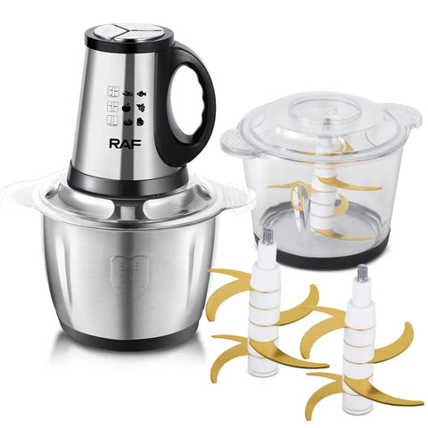 RAF Food Processor - 3 L - 300 W - 360° Sharp Blades