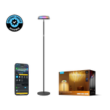 Govee Uplighter Floor Lamp 3 in 1 Lighting Effects, Dynamic Ripple Effect, RGBWW+RGBIC+WW Colors - H60B0
