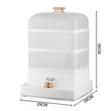 RAF Food Steamer - Rapid Steam Release- 12 L- 1200 W