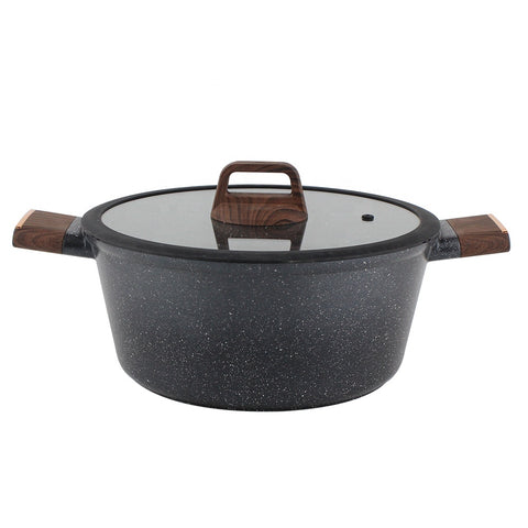 OSFE Marble Cookware Set 12 pcs - Black