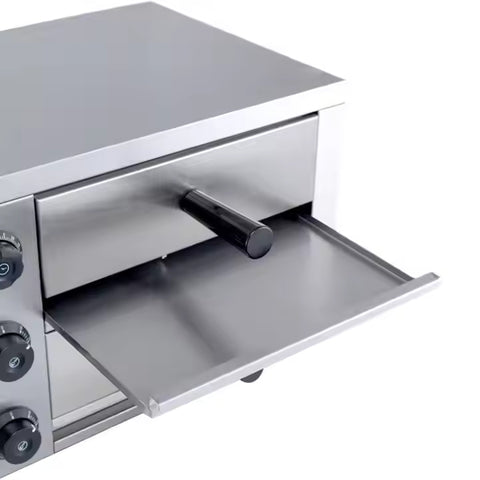 KKF, Double Tray Stainless Steel Electric Pizza Oven