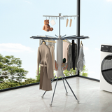 KKF, Premium Octopus Folding Clothes Drying Rack with Adjustable Multi-Layer Hangers, Aluminium Alloy Frame & Universal Wheels
