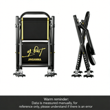 LingTe Adjustable Folding Fishing Chair with Padded Backrest & Carry Bag
