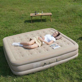 Double Inflatable Air Mattress with Electric Pump, Air Coil Support & 300 kg Capacity – 198 × 150 cm