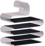 S-Type Trousers Hanger Antislip Black