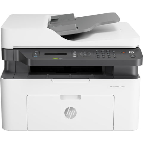 HP printer on a white background