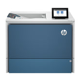 HP printer with a digital display on a white background