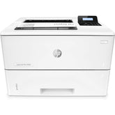 HP laser printer on a white background