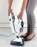 Hoover HS86-SFC-M – Hoover 2-In-1 Steam Mop and Handheld Vacuum Cleaner 1600W – Blue/White