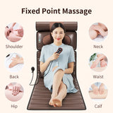 5-in-1 Full-Body Heated Massage Mat with Shiatsu Neck & Shoulder Massage