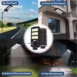 KKF 2-in-1 Solar Street Light 450W with 4G & 4K AI Security Camera, Night Vision, Motion Sensor, Mobile App & Remote Control for Outdoor Surveillance