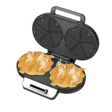 RAF High-Power Waffle Maker with Non-Stick Surface & Adjustable Temperature - 1200W