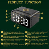 KKF, Digital Azan, Quran Speaker Alarm Clock with Bluetooth, 8GB Memory, FM Radio & LED Display