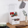 KKF, Multifunctional Kitchen Spice Organizer Rack with Dustproof Lid & Condiment Containers