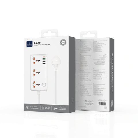 WiWU Wi-S005 30W Cube GaN Multifunction Power Strip EU/UK