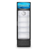 Hisense Commercial Fridge FL-52WC – 13.7 CFT, 388L Net Capacity, No Frost, Glass Door, Black
