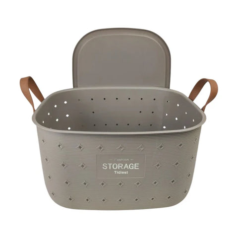 Lidded Storage Basket – Practical Home Organizer