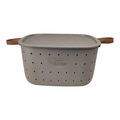 Lidded Storage Basket – Practical Home Organizer