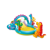 Intex Dinoland Inflatable Play Center with Slide, Kids Water Play Pool with Games