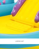 Intex Dinoland Inflatable Play Center with Slide, Kids Water Play Pool with Games