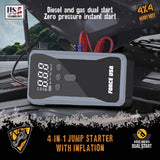 BSON Force USA JS007 4-in-1 Jump Starter with Air Pump & LED Light