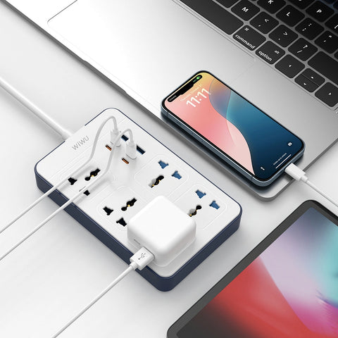 WiWU Wi-S006 PS524 20W GaN 11-in-1 Multifunction Power Strip