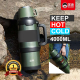 D.kadi 9103 Vacumm Bottle  4L-Green