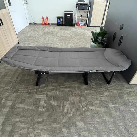 KKF 2-in-1 Foldable Lounge Chair Bed – Adjustable Recliner with High-Density Foam