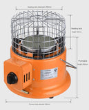 KKF 2-in-1 Portable Gas Heater & Cooking Stove for Outdoor Camping