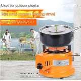 KKF 2-in-1 Portable Gas Heater & Cooking Stove for Outdoor Camping