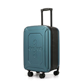 KKF, 20-Inch Foldable & Expandable Travel Luggage Bag with 360° Spinner Wheels & Numeric Padlock