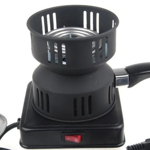 KKF, 600W Electric Charcoal Starter Hot Plate 220V with Rapid Ignition, Thick Heating Plate & Removable Tray