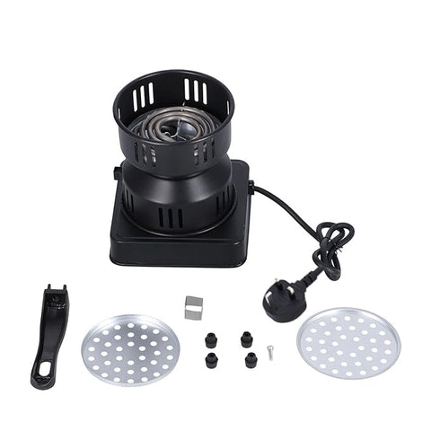 KKF, 600W Electric Charcoal Starter Hot Plate 220V with Rapid Ignition, Thick Heating Plate & Removable Tray